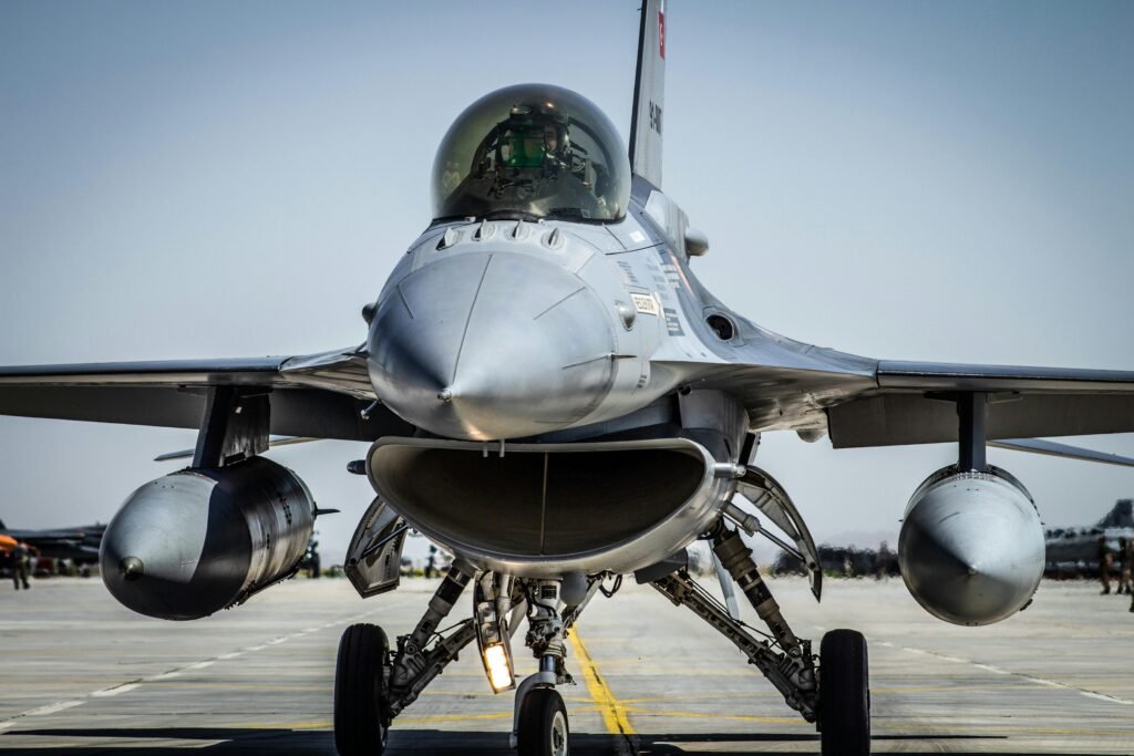 pexels photo 4311318 4311318 A military fighter jet preparing for takeoff on a runway at Konya Airbase, Türkiye.