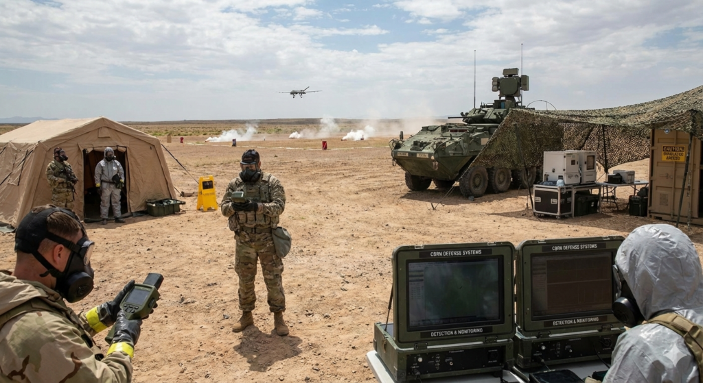 APPLICATIONS OF CHEMICAL, BIOLOGICAL, RADIOLOGICAL AND NUCLEAR (CBRN) TECHNOLOGIES IN WARFARE gemini generated image og64ubog64ubog64