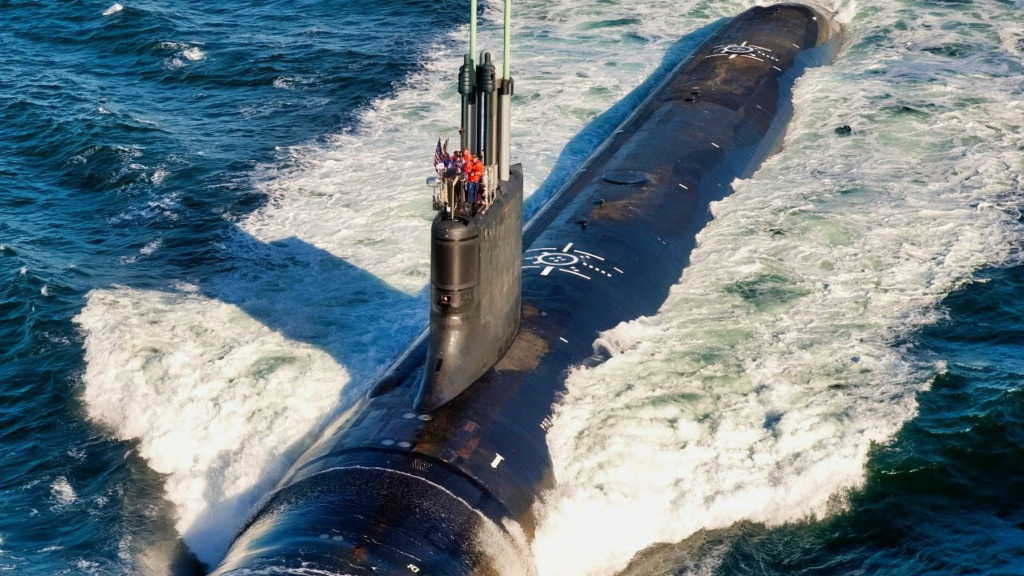 US Virginia Class Attack Submarine