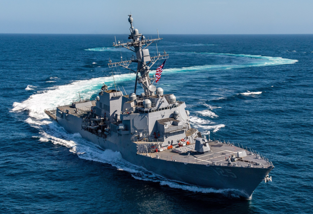 US Arleigh Burke Class Destroyer